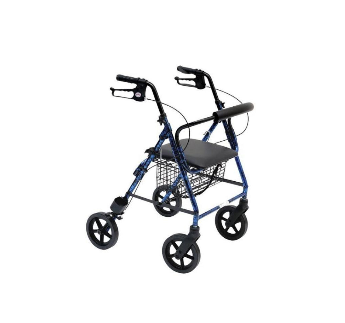 Deambulatore esterno (Rollator con 4 ruote)